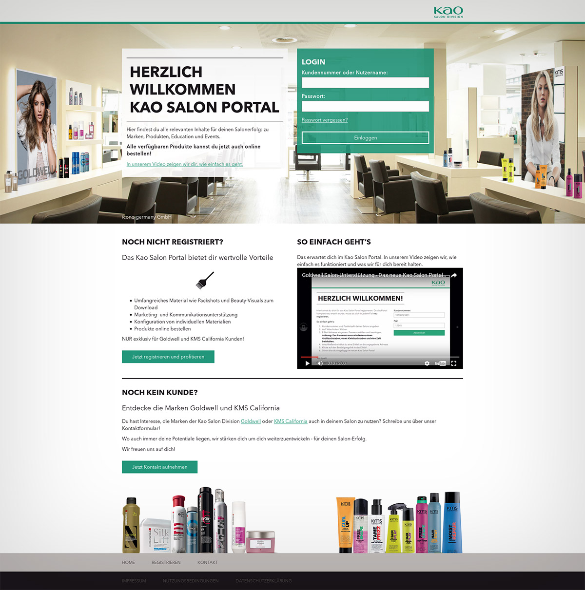 KAO Salon Portal
